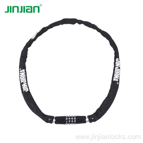 JINJIAN bike security lock combination chain lock